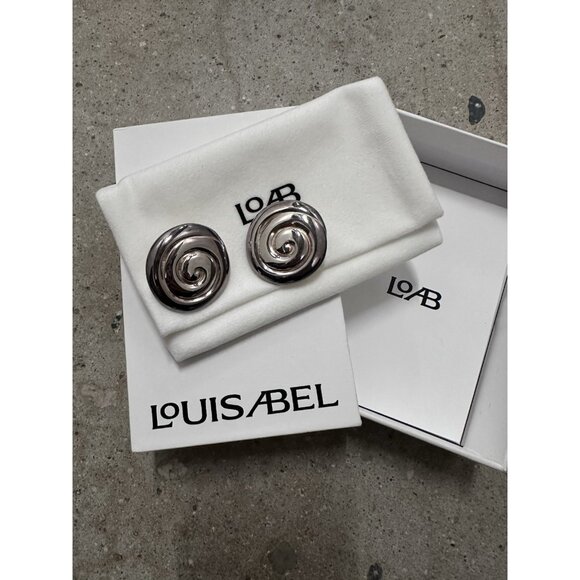 Louis Abel Uzu Earrings in Silver - Picture 3 of 4